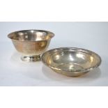 Two US Sterling small bowls,