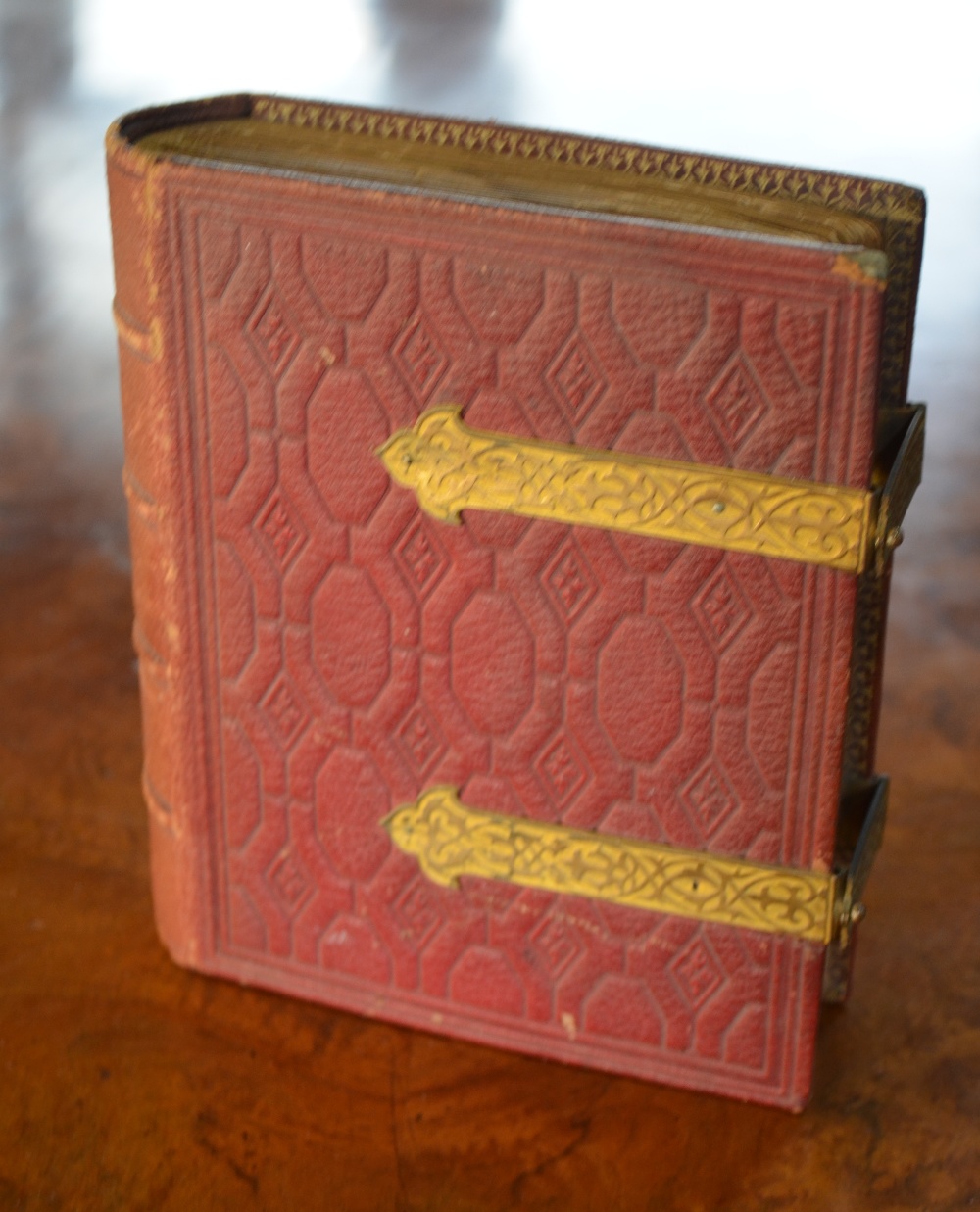 A Victorian carte-de-visite album containing 30 portraits, mostly annotated,