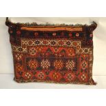 A Qushqai bag face cushion,