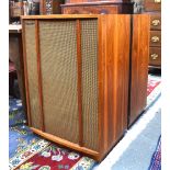 A rare pair of vintage teak cased Tannoy 'Belvedere' Supreme,