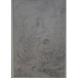 An 18th Century Continental pencil study