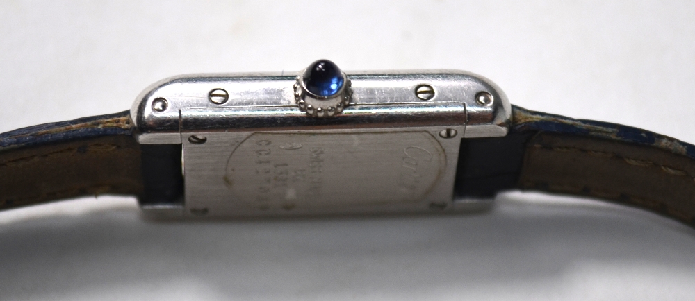 A lady's Cartier 18ct white gold Tank Am - Image 4 of 4