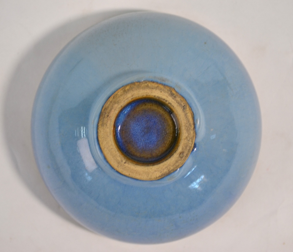 A Chinese Junyao bowl with thick and even, slightly mottled, turquoise glaze, - Image 8 of 9