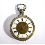 AMENDMENT - VICTORIAN NOT GEORGE III - 1860 NOT 1783 A George III silver pair-cased pocket watch