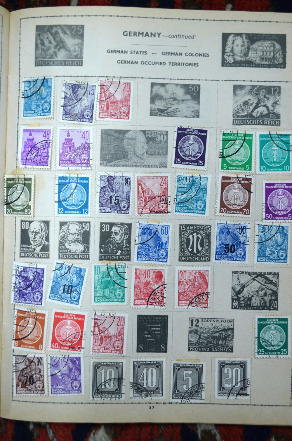 A collection of Victorian and later British, Empire, Commonwealth and Foreign postage stamps, - Image 3 of 4