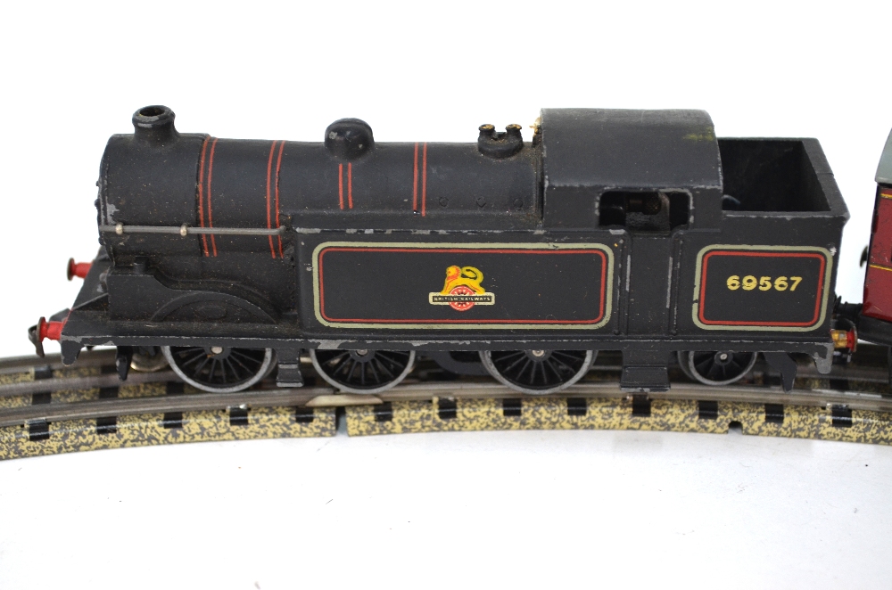 A boxed Hornby Dublo EDP10 0-6-2 Tank Passenger Train Set with triple track, - Image 3 of 5