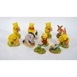 Ten Royal Doulton Disney Winnie-the-Pooh models - WP18, WP14, WP20, WP19, WP8, WP19, WP29, WP13,