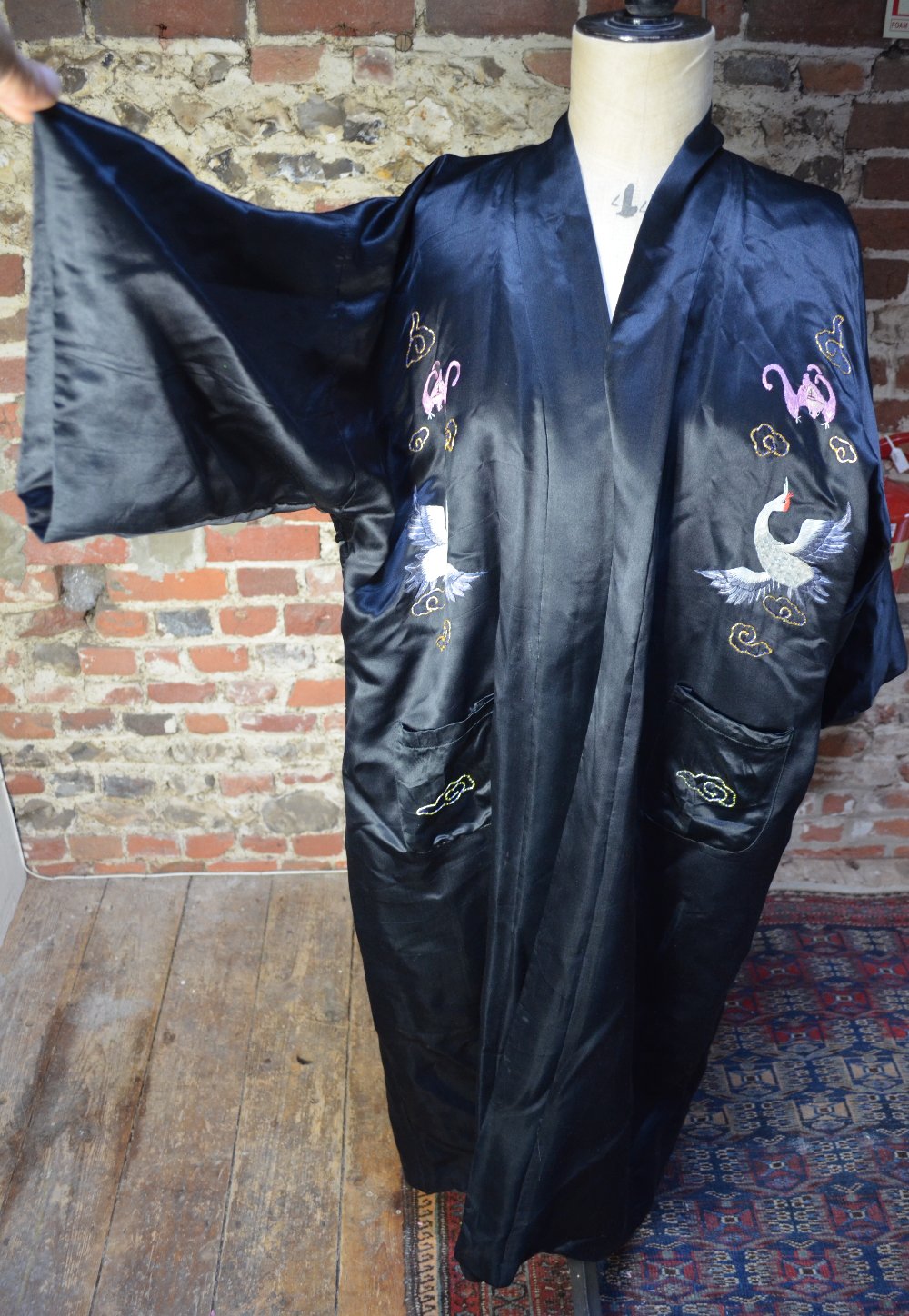 A Chinese black robe, - Image 3 of 6