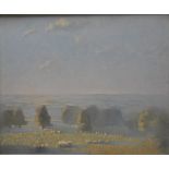 Charles March Gere (1869-1957) - 'September morning in the Cotswolds', oil on canvas, 1928,