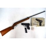 A BSA 177 air rifle,