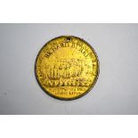 A gilt bronze medal for the Battle of the Nile, 1798, as given by Nelson's Prize Agent,