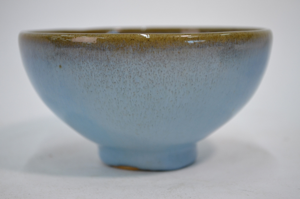 A Chinese Junyao bowl with thick and even, slightly mottled, turquoise glaze, - Image 5 of 9