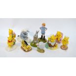 Ten Royal Doulton Disney Winnie-the-Pooh models - WP2, WP6, WP4, WP5, WP23, WP49, WP46, WP44, WP11,