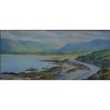 G Farrell - 'Red Bay, Co Antrim', watercolour, signed lower right,