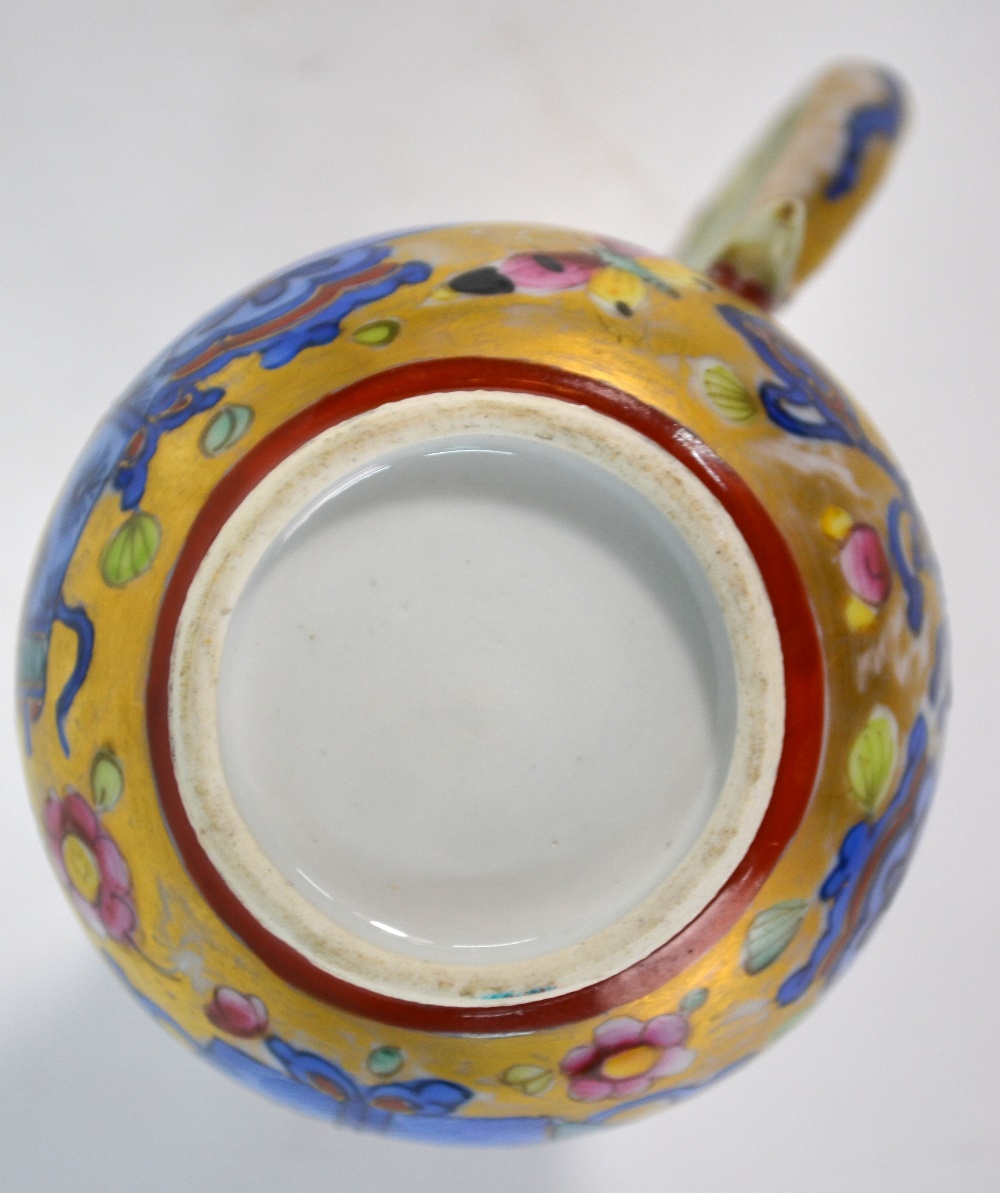 A clobbered underglaze blue chocolate cup, or other vessel, - Image 10 of 12