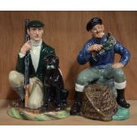 Two Royal Doulton figures - The Gamekeeper HN2879 and Lobster Man HN2317 (2) Condition