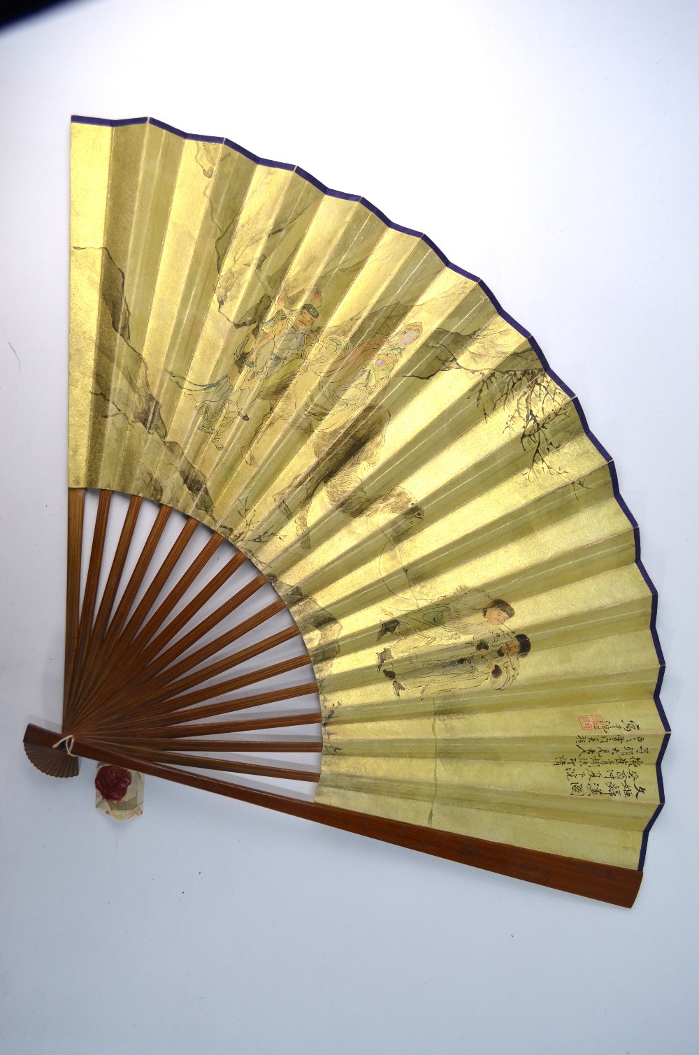 A Collection of Eight Chinese fans, - Image 15 of 20