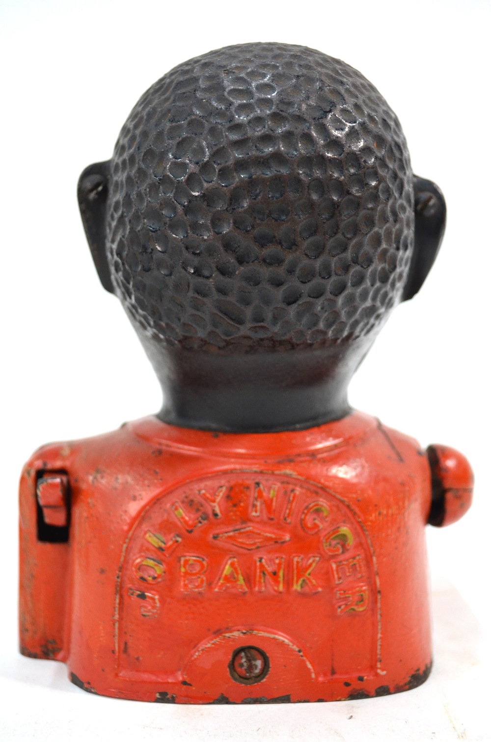 Two cold-painted cast iron novelty money boxes, - Image 4 of 4