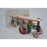 Boxed Mamod steam tractor (Sunday condition) Condition Report Dent in canopy by