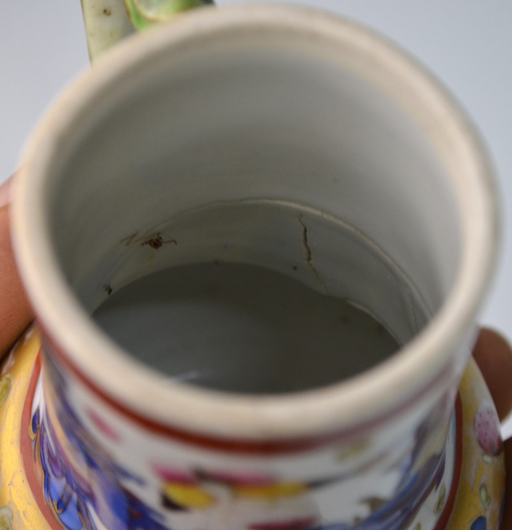 A clobbered underglaze blue chocolate cup, or other vessel, - Image 11 of 12