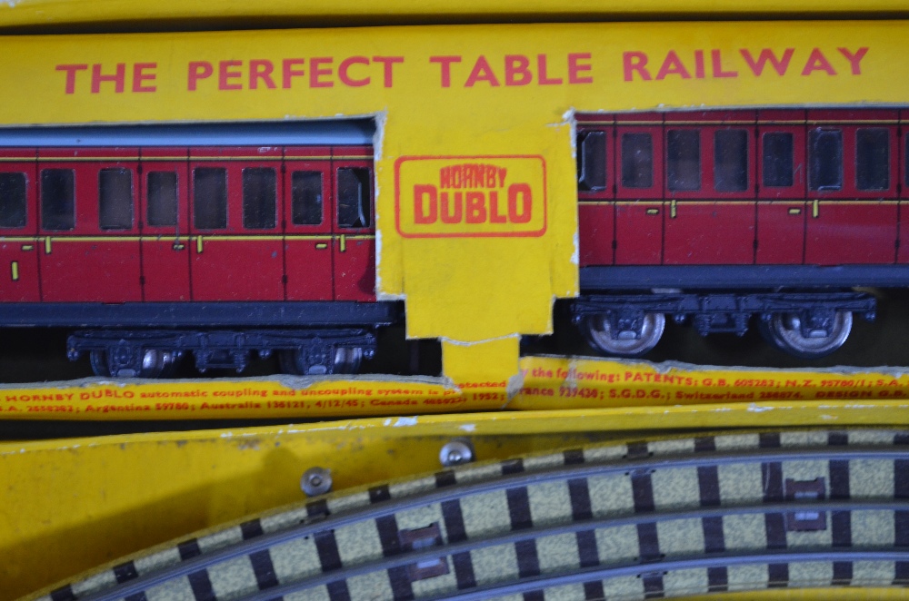 A boxed Hornby Dublo EDP10 0-6-2 Tank Passenger Train Set with triple track, - Image 5 of 5