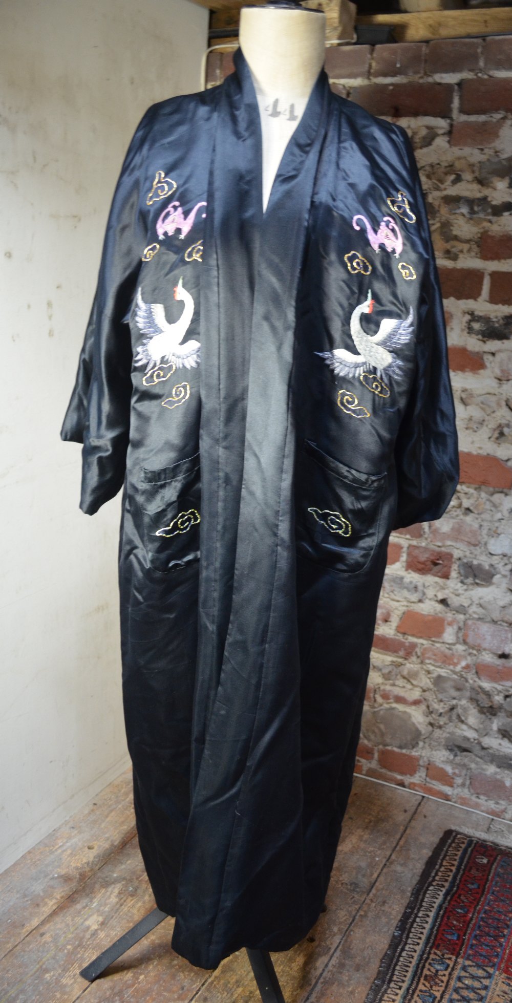 A Chinese black robe, - Image 6 of 6