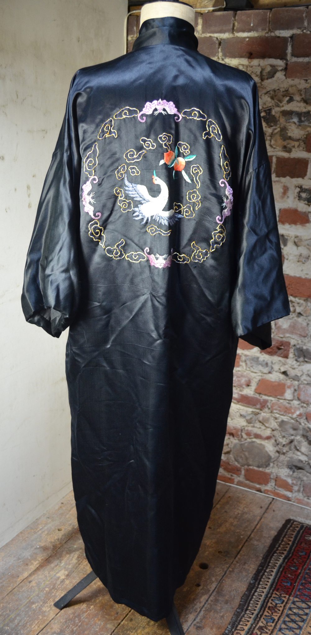 A Chinese black robe,