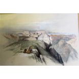 David Roberts RA coloured engravings of the middle East, small varying sizes. (18)