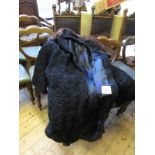 Asbrafur Made of a Famous French Fabric, Paris' coat with fur collar.