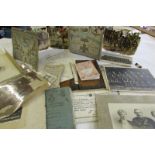 WW II war ephemera relating to Caldwell A. 3087891 RAF service and release book, photographs etc.