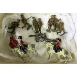 World War I lead battle figures, various, (10)