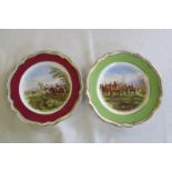 Spode plate Hunting Series 'The Meet' and 'Full Cry'