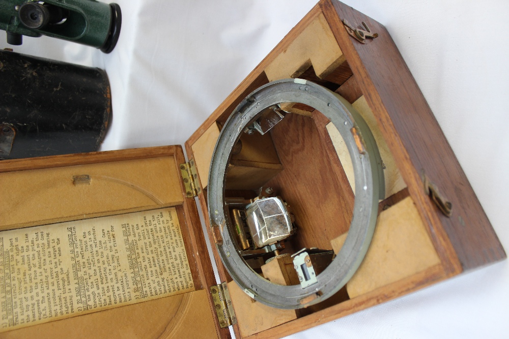 A Microptic theodolite No.30483 together with a Azimuth circle No. - Image 3 of 5
