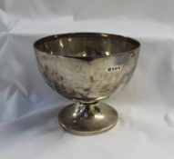 A George V silver pedestal bowl, Birmingham, 1924,