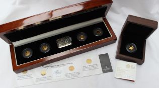 The London Mint - 2009 year of gold commemorative crown set, No.