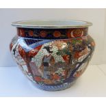 A large 19th Century Japanese Imari Jardiniere,