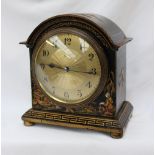 A chinoiseie decorated desk clock,