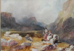 Laurence In The Highlands Watercolour Label verso 18.