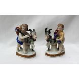 A pair of Samson porcelain figures 7.