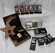 Zippo - Hollywood's leading light, a single lighter contained within a star shaped tin,