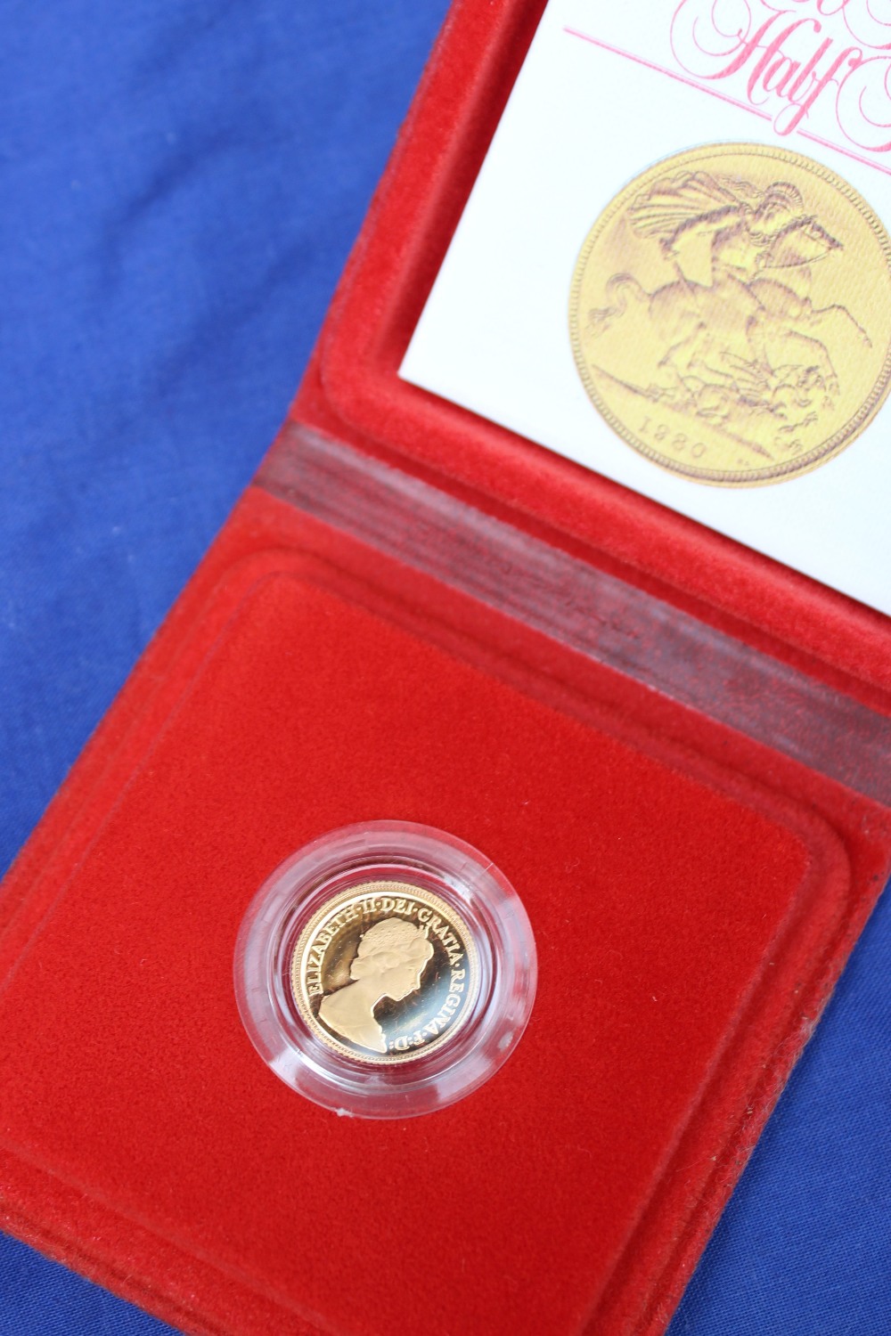 An Elizabeth II gold Proof Half Sovereign,