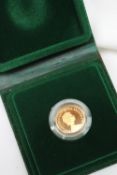 An Elizabeth II gold Proof Sovereign,