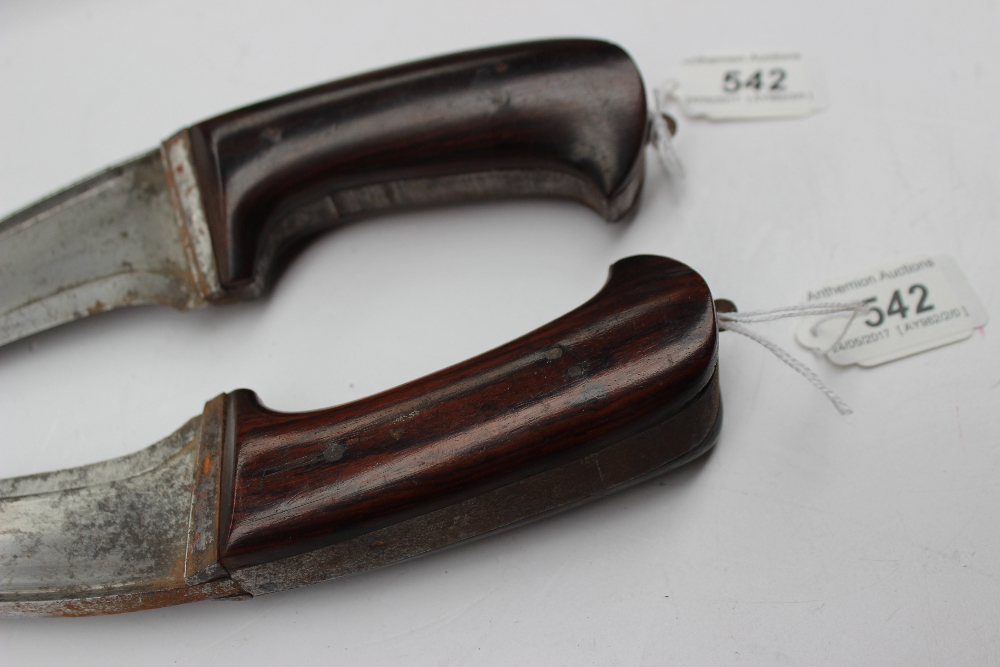 A pair of daggers with rosewood grips, - Image 3 of 9