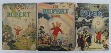 More adventures of Rupert, the Daily Express annual 1947 together with The Rupert Book, 1948,