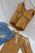 Roberto Cavalli - a pair of Lady's denim jeans, size extra small, together with a pair of cotton,