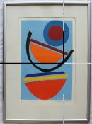 Sir Terry Frost (1915-2003) Swing Blue Limited edition Silkscreen print, No.