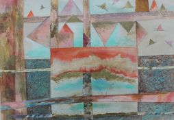 June Tiley Pyramids (2) Mixed media 23.