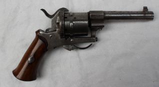 A pinfire pistol, with a 6.