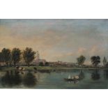 J F Tennant Upton - on - Severn Oil on canvas Signed and inscribed verso 49.