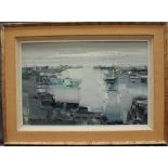 David Smith Southwold Harbour Oil on canvas Signed and dated 1954 Inscribed verso and label for The